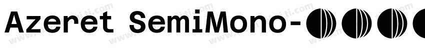 Azeret SemiMono字体转换